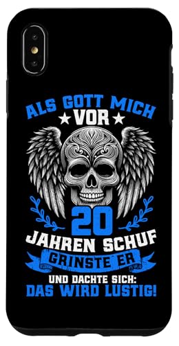 Als Gott mich vor 20 Jahren schuf 20. Geburtstagsfeier Hülle für iPhone XS Max Als Gott mich vor 20 Jahren schuf 20. Geburtstagsfeier Hülle für iPhone XS Max von Feier Party 20. Geburtstag Feiern Männer