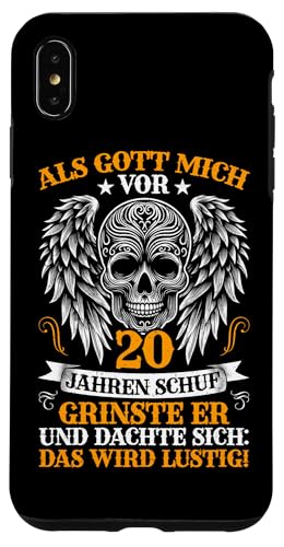 Als Gott mich vor 20 Jahren schuf 20. Geburtstagsfeier Hülle für iPhone XS Max Als Gott mich vor 20 Jahren schuf 20. Geburtstagsfeier Hülle für iPhone XS Max von Feier Party 20. Geburtstag Feiern Männer