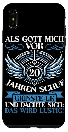 Als Gott mich vor 20 Jahren schuf 20. Geburtstagsfeier Hülle für iPhone XS Max Als Gott mich vor 20 Jahren schuf 20. Geburtstagsfeier Hülle für iPhone XS Max von Feier Party 20. Geburtstag Feiern Männer