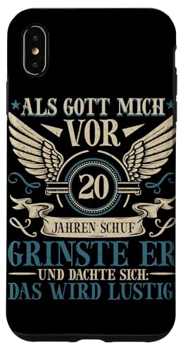 Als Gott mich vor 20 Jahren schuf 20. Geburtstagsfeier Hülle für iPhone XS Max Als Gott mich vor 20 Jahren schuf 20. Geburtstagsfeier Hülle für iPhone XS Max von Feier Party 20. Geburtstag Feiern Männer