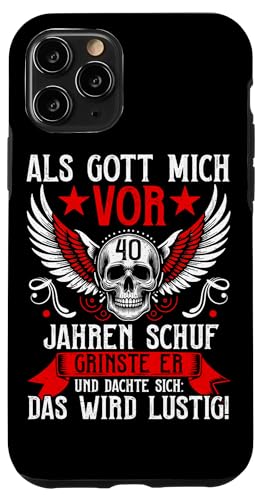 Als Gott mich vor 40 Jahren schuf 40. Geburtstagsfeier Hülle für iPhone 11 Pro Als Gott mich vor 40 Jahren schuf 40. Geburtstagsfeier Hülle für iPhone 11 Pro von Feier Party 40. Geburtstag Feiern Männer