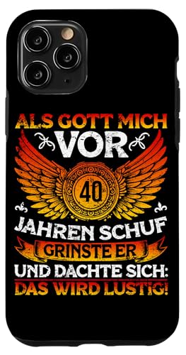 Als Gott mich vor 40 Jahren schuf 40. Geburtstagsfeier Hülle für iPhone 11 Pro Als Gott mich vor 40 Jahren schuf 40. Geburtstagsfeier Hülle für iPhone 11 Pro von Feier Party 40. Geburtstag Feiern Männer