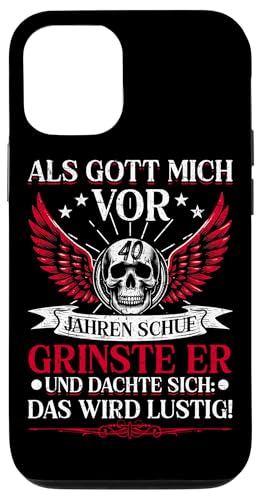 Als Gott mich vor 40 Jahren schuf 40. Geburtstagsfeier Hülle für iPhone 12/12 Pro Als Gott mich vor 40 Jahren schuf 40. Geburtstagsfeier Hülle für iPhone 12/12 Pro von Feier Party 40. Geburtstag Feiern Männer
