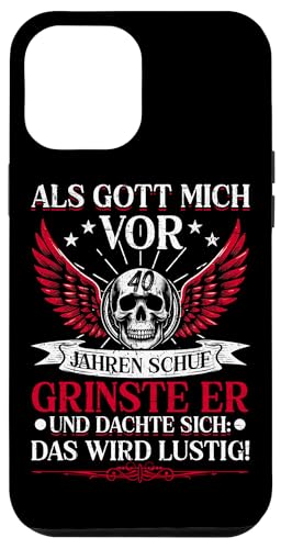 Als Gott mich vor 40 Jahren schuf 40. Geburtstagsfeier Hülle für iPhone 12 Pro Max Als Gott mich vor 40 Jahren schuf 40. Geburtstagsfeier Hülle für iPhone 12 Pro Max von Feier Party 40. Geburtstag Feiern Männer