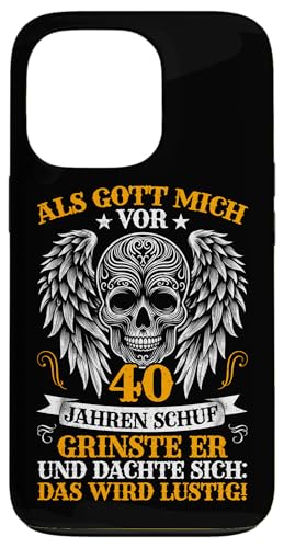 Als Gott mich vor 40 Jahren schuf 40. Geburtstagsfeier Hülle für iPhone 13 Pro Als Gott mich vor 40 Jahren schuf 40. Geburtstagsfeier Hülle für iPhone 13 Pro von Feier Party 40. Geburtstag Feiern Männer