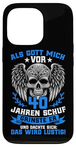 Als Gott mich vor 40 Jahren schuf 40. Geburtstagsfeier Hülle für iPhone 13 Pro Als Gott mich vor 40 Jahren schuf 40. Geburtstagsfeier Hülle für iPhone 13 Pro von Feier Party 40. Geburtstag Feiern Männer