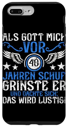 Als Gott mich vor 40 Jahren schuf 40. Geburtstagsfeier Hülle für iPhone 7 Plus/8 Plus Als Gott mich vor 40 Jahren schuf 40. Geburtstagsfeier Hülle für iPhone 7 Plus/8 Plus von Feier Party 40. Geburtstag Feiern Männer