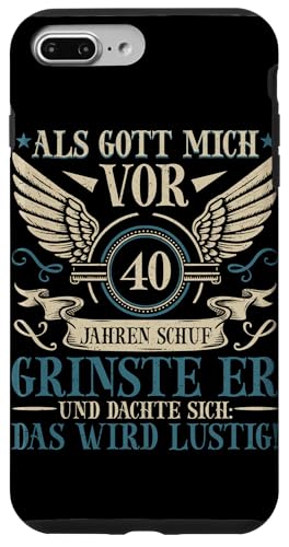 Als Gott mich vor 40 Jahren schuf 40. Geburtstagsfeier Hülle für iPhone 7 Plus/8 Plus Als Gott mich vor 40 Jahren schuf 40. Geburtstagsfeier Hülle für iPhone 7 Plus/8 Plus von Feier Party 40. Geburtstag Feiern Männer