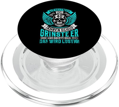 Als Gott mich vor 40 Jahren schuf 40. Geburtstagsfeier PopSockets PopGrip für MagSafe Als Gott mich vor 40 Jahren schuf 40. Geburtstagsfeier PopSockets PopGrip für MagSafe von Feier Party 40. Geburtstag Feiern Männer
