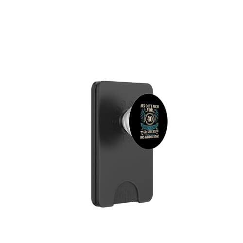 Als Gott mich vor 40 Jahren schuf 40. Geburtstagsfeier PopSockets PopWallet für MagSafe Als Gott mich vor 40 Jahren schuf 40. Geburtstagsfeier PopSockets PopWallet für MagSafe von Feier Party 40. Geburtstag Feiern Männer