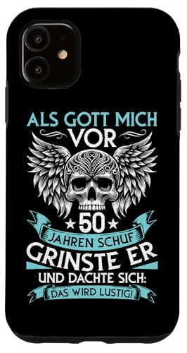 Als Gott mich vor 50 Jahren schuf 50. Geburtstagsfeier Hülle für iPhone 11 Als Gott mich vor 50 Jahren schuf 50. Geburtstagsfeier Hülle für iPhone 11 von Feier Party 50. Geburtstag Feiern Männer