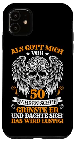 Als Gott mich vor 50 Jahren schuf 50. Geburtstagsfeier Hülle für iPhone 11 Als Gott mich vor 50 Jahren schuf 50. Geburtstagsfeier Hülle für iPhone 11 von Feier Party 50. Geburtstag Feiern Männer