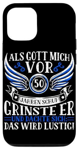 Als Gott mich vor 50 Jahren schuf 50. Geburtstagsfeier Hülle für iPhone 12/12 Pro Als Gott mich vor 50 Jahren schuf 50. Geburtstagsfeier Hülle für iPhone 12/12 Pro von Feier Party 50. Geburtstag Feiern Männer