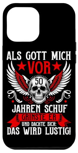 Als Gott mich vor 50 Jahren schuf 50. Geburtstagsfeier Hülle für iPhone 12 Pro Max Als Gott mich vor 50 Jahren schuf 50. Geburtstagsfeier Hülle für iPhone 12 Pro Max von Feier Party 50. Geburtstag Feiern Männer