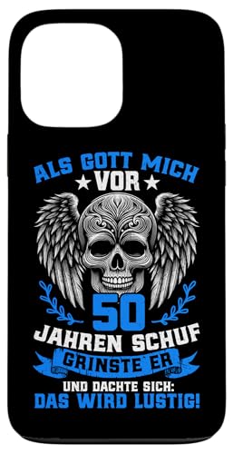 Als Gott mich vor 50 Jahren schuf 50. Geburtstagsfeier Hülle für iPhone 13 Pro Max Als Gott mich vor 50 Jahren schuf 50. Geburtstagsfeier Hülle für iPhone 13 Pro Max von Feier Party 50. Geburtstag Feiern Männer