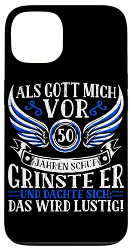 Als Gott mich vor 50 Jahren schuf 50. Geburtstagsfeier Hülle für iPhone 13 Als Gott mich vor 50 Jahren schuf 50. Geburtstagsfeier Hülle für iPhone 13 von Feier Party 50. Geburtstag Feiern Männer