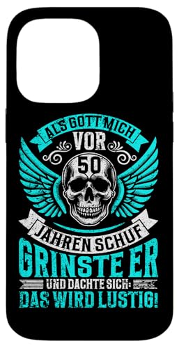 Als Gott mich vor 50 Jahren schuf 50. Geburtstagsfeier Hülle für iPhone 14 Pro Max Als Gott mich vor 50 Jahren schuf 50. Geburtstagsfeier Hülle für iPhone 14 Pro Max von Feier Party 50. Geburtstag Feiern Männer