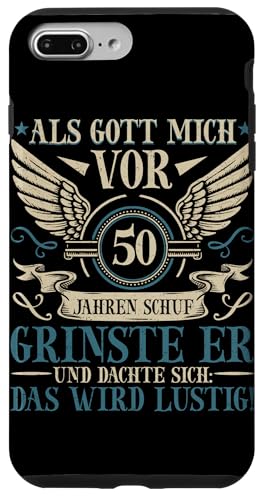 Als Gott mich vor 50 Jahren schuf 50. Geburtstagsfeier Hülle für iPhone 7 Plus/8 Plus Als Gott mich vor 50 Jahren schuf 50. Geburtstagsfeier Hülle für iPhone 7 Plus/8 Plus von Feier Party 50. Geburtstag Feiern Männer