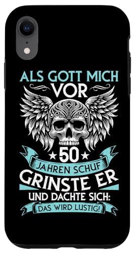 Als Gott mich vor 50 Jahren schuf 50. Geburtstagsfeier Hülle für iPhone XR Als Gott mich vor 50 Jahren schuf 50. Geburtstagsfeier Hülle für iPhone XR von Feier Party 50. Geburtstag Feiern Männer