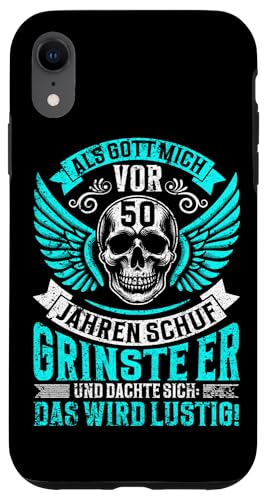 Als Gott mich vor 50 Jahren schuf 50. Geburtstagsfeier Hülle für iPhone XR Als Gott mich vor 50 Jahren schuf 50. Geburtstagsfeier Hülle für iPhone XR von Feier Party 50. Geburtstag Feiern Männer