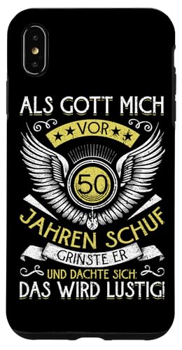 Als Gott mich vor 50 Jahren schuf 50. Geburtstagsfeier Hülle für iPhone XS Max Als Gott mich vor 50 Jahren schuf 50. Geburtstagsfeier Hülle für iPhone XS Max von Feier Party 50. Geburtstag Feiern Männer