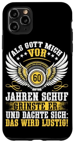 Als Gott mich vor 60 Jahren schuf 60. Geburtstagsfeier Hülle für iPhone 11 Pro Max Als Gott mich vor 60 Jahren schuf 60. Geburtstagsfeier Hülle für iPhone 11 Pro Max von Feier Party 60. Geburtstag Feiern Männer