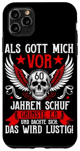 Als Gott mich vor 60 Jahren schuf 60. Geburtstagsfeier Hülle für iPhone 11 Pro Max Als Gott mich vor 60 Jahren schuf 60. Geburtstagsfeier Hülle für iPhone 11 Pro Max von Feier Party 60. Geburtstag Feiern Männer