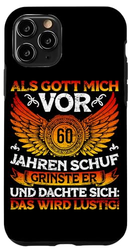 Als Gott mich vor 60 Jahren schuf 60. Geburtstagsfeier Hülle für iPhone 11 Pro Als Gott mich vor 60 Jahren schuf 60. Geburtstagsfeier Hülle für iPhone 11 Pro von Feier Party 60. Geburtstag Feiern Männer
