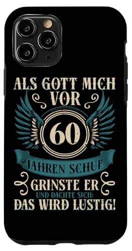 Als Gott mich vor 60 Jahren schuf 60. Geburtstagsfeier Hülle für iPhone 11 Pro Als Gott mich vor 60 Jahren schuf 60. Geburtstagsfeier Hülle für iPhone 11 Pro von Feier Party 60. Geburtstag Feiern Männer