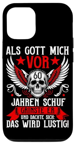 Als Gott mich vor 60 Jahren schuf 60. Geburtstagsfeier Hülle für iPhone 12/12 Pro Als Gott mich vor 60 Jahren schuf 60. Geburtstagsfeier Hülle für iPhone 12/12 Pro von Feier Party 60. Geburtstag Feiern Männer