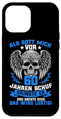 Als Gott mich vor 60 Jahren schuf 60. Geburtstagsfeier Hülle für iPhone 12 Pro Max Als Gott mich vor 60 Jahren schuf 60. Geburtstagsfeier Hülle für iPhone 12 Pro Max von Feier Party 60. Geburtstag Feiern Männer