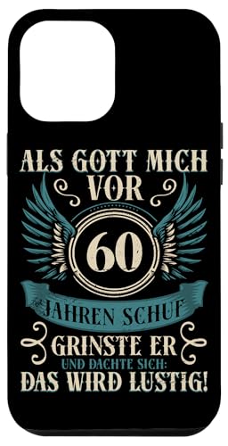 Als Gott mich vor 60 Jahren schuf 60. Geburtstagsfeier Hülle für iPhone 12 Pro Max Als Gott mich vor 60 Jahren schuf 60. Geburtstagsfeier Hülle für iPhone 12 Pro Max von Feier Party 60. Geburtstag Feiern Männer