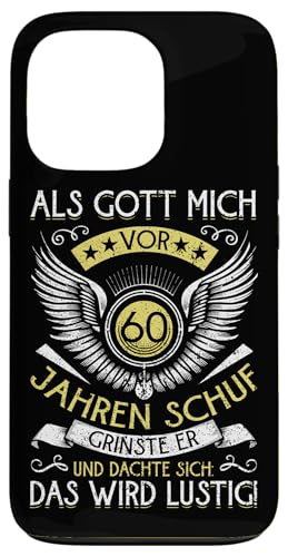 Als Gott mich vor 60 Jahren schuf 60. Geburtstagsfeier Hülle für iPhone 13 Pro Als Gott mich vor 60 Jahren schuf 60. Geburtstagsfeier Hülle für iPhone 13 Pro von Feier Party 60. Geburtstag Feiern Männer