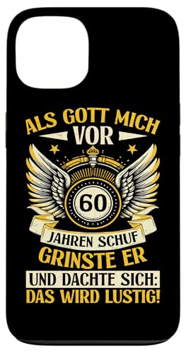 Als Gott mich vor 60 Jahren schuf 60. Geburtstagsfeier Hülle für iPhone 13 Als Gott mich vor 60 Jahren schuf 60. Geburtstagsfeier Hülle für iPhone 13 von Feier Party 60. Geburtstag Feiern Männer