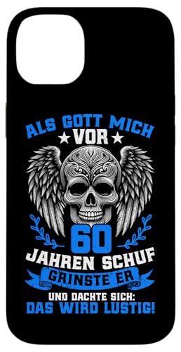 Als Gott mich vor 60 Jahren schuf 60. Geburtstagsfeier Hülle für iPhone 14 Plus Als Gott mich vor 60 Jahren schuf 60. Geburtstagsfeier Hülle für iPhone 14 Plus von Feier Party 60. Geburtstag Feiern Männer