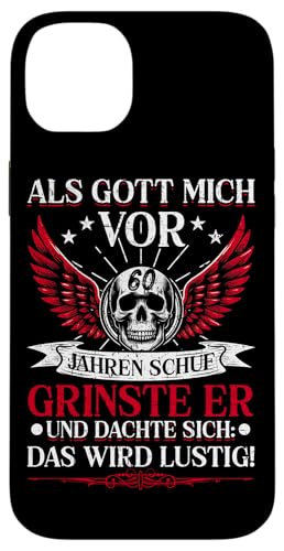Als Gott mich vor 60 Jahren schuf 60. Geburtstagsfeier Hülle für iPhone 14 Plus Als Gott mich vor 60 Jahren schuf 60. Geburtstagsfeier Hülle für iPhone 14 Plus von Feier Party 60. Geburtstag Feiern Männer