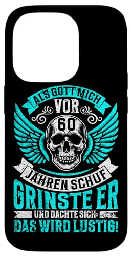 Als Gott mich vor 60 Jahren schuf 60. Geburtstagsfeier Hülle für iPhone 14 Pro Als Gott mich vor 60 Jahren schuf 60. Geburtstagsfeier Hülle für iPhone 14 Pro von Feier Party 60. Geburtstag Feiern Männer