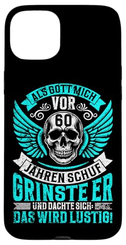 Als Gott mich vor 60 Jahren schuf 60. Geburtstagsfeier Hülle für iPhone 15 Plus Als Gott mich vor 60 Jahren schuf 60. Geburtstagsfeier Hülle für iPhone 15 Plus von Feier Party 60. Geburtstag Feiern Männer