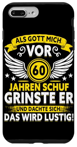 Als Gott mich vor 60 Jahren schuf 60. Geburtstagsfeier Hülle für iPhone 7 Plus/8 Plus Als Gott mich vor 60 Jahren schuf 60. Geburtstagsfeier Hülle für iPhone 7 Plus/8 Plus von Feier Party 60. Geburtstag Feiern Männer