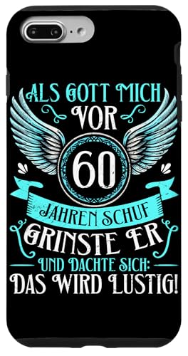 Als Gott mich vor 60 Jahren schuf 60. Geburtstagsfeier Hülle für iPhone 7 Plus/8 Plus Als Gott mich vor 60 Jahren schuf 60. Geburtstagsfeier Hülle für iPhone 7 Plus/8 Plus von Feier Party 60. Geburtstag Feiern Männer
