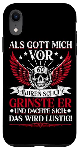 Als Gott mich vor 60 Jahren schuf 60. Geburtstagsfeier Hülle für iPhone XR von Feier Party 60. Geburtstag Feiern Männer