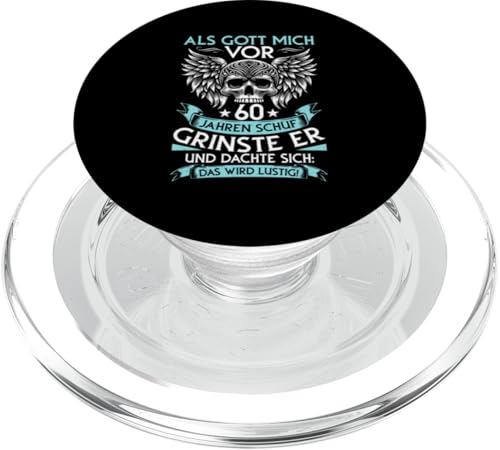 Als Gott mich vor 60 Jahren schuf 60. Geburtstagsfeier PopSockets PopGrip für MagSafe Als Gott mich vor 60 Jahren schuf 60. Geburtstagsfeier PopSockets PopGrip für MagSafe von Feier Party 60. Geburtstag Feiern Männer
