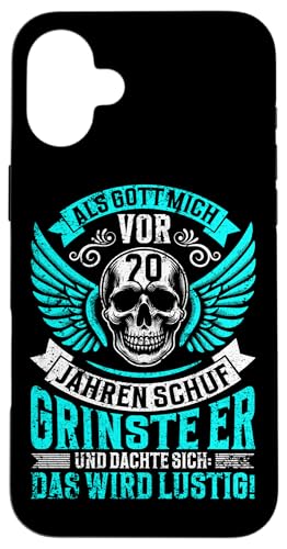 Als Gott mich vor 70 Jahren schuf 70. Geburtstagsfeier Hülle für iPhone 16 Plus Als Gott mich vor 70 Jahren schuf 70. Geburtstagsfeier Hülle für iPhone 16 Plus von Feier Party 70. Geburtstag Feiern Männer