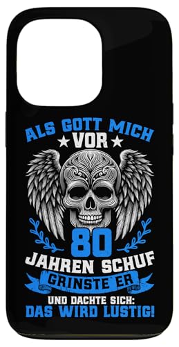 Als Gott mich vor 80 Jahren schuf 80. Geburtstagsfeier Hülle für iPhone 13 Pro Als Gott mich vor 80 Jahren schuf 80. Geburtstagsfeier Hülle für iPhone 13 Pro von Feier Party 80. Geburtstag Feiern Männer
