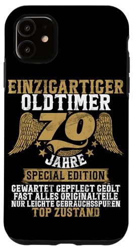 70 Jahre Einzigartiges Klassisches Auto 70. Geburtstagsfeier Hülle für iPhone 11 von Feier des 70. Geburtstags Lustige Feier