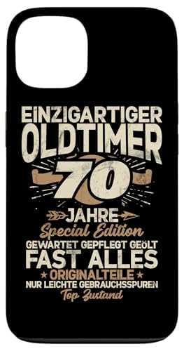 70 Jahre Einzigartiges Klassisches Auto 70. Geburtstagsfeier Hülle für iPhone 13 von Feier des 70. Geburtstags Lustige Feier