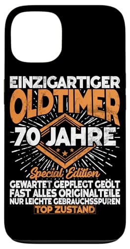 70 Jahre Einzigartiges Klassisches Auto 70. Geburtstagsfeier Hülle für iPhone 13 von Feier des 70. Geburtstags Lustige Feier