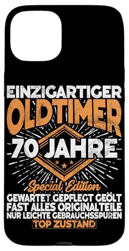 70 Jahre Einzigartiges Klassisches Auto 70. Geburtstagsfeier Hülle für iPhone 15 Plus 70 Jahre Einzigartiges Klassisches Auto 70. Geburtstagsfeier Hülle für iPhone 15 Plus von Feier des 70. Geburtstags Lustige Feier