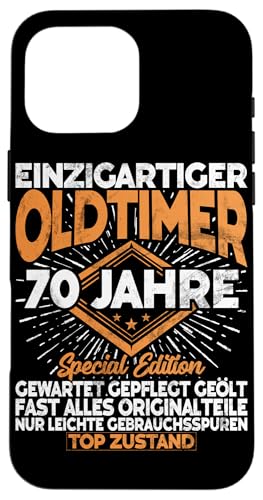 70 Jahre Einzigartiges Klassisches Auto 70. Geburtstagsfeier Hülle für iPhone 16 Pro Max 70 Jahre Einzigartiges Klassisches Auto 70. Geburtstagsfeier Hülle für iPhone 16 Pro Max von Feier des 70. Geburtstags Lustige Feier