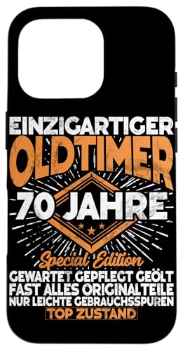 70 Jahre Einzigartiges Klassisches Auto 70. Geburtstagsfeier Hülle für iPhone 16 Pro von Feier des 70. Geburtstags Lustige Feier